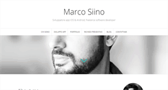 Desktop Screenshot of marcosiino.it